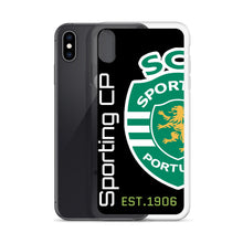 Cargar imagen en el visor de la galería, Sporting Black iPhone Case