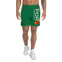 Load image into Gallery viewer, Portugal Green - Men's Athletic Long Shorts