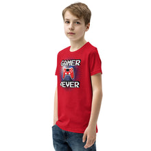 Load image into Gallery viewer, Gamer 4Ever Youth Short Sleeve T-Shirt