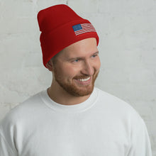 Carregar imagem no visualizador da galeria, USA FLAG Cuffed Beanie