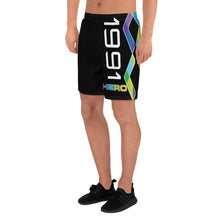 Carregar imagem no visualizador da galeria, Black Hero X - Men's Athletic Long Shorts