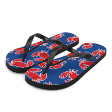 Carregar imagem no visualizador da galeria, Royal Blue Crab Flip-Flops - Seastorm Apparel Summer Collection