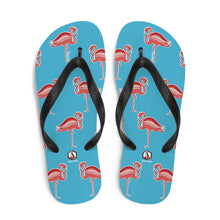 Carregar imagem no visualizador da galeria, Blue Flamingo Flip-Flops - Seastorm Apparel Summer Collection