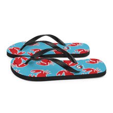 Carregar imagem no visualizador da galeria, Blue Crab Flip-Flops - Seastorm Apparel Summer Collection