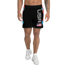 Carregar imagem no visualizador da galeria, USA Black - Men's Athletic Long Shorts