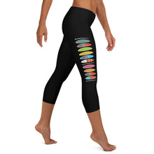 Carregar imagem no visualizador da galeria, Santa Monica California Black Capri Leggings