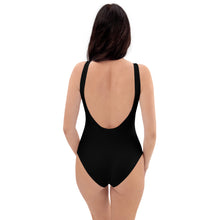 Cargar imagen en el visor de la galería, Black SurfHero One-Piece Swimsuit - Seastorm Summer Collection