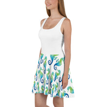 Carregar imagem no visualizador da galeria, White Seahorse - Skater Dress