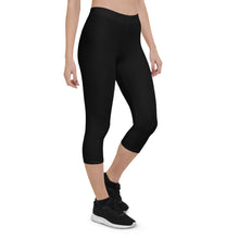 Load image into Gallery viewer, Black Capri Leggings