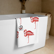 Carregar imagem no visualizador da galeria, White Flamingo Towel - Seastorm Apparel Summer Collection