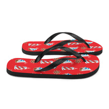 Carregar imagem no visualizador da galeria, Red Lighthouse Flip-Flops - Seastorm Summer Collection