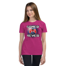 Load image into Gallery viewer, Gamer 4Ever Youth Short Sleeve T-Shirt