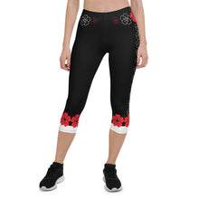 Load image into Gallery viewer, Flower Capri Leggings