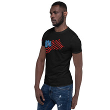Load image into Gallery viewer, USA Flag Short-Sleeve Unisex T-Shirt