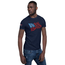 Load image into Gallery viewer, USA Flag Short-Sleeve Unisex T-Shirt