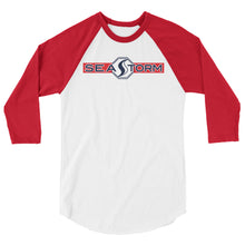 Carregar imagem no visualizador da galeria, Seastorm Red - 3/4 sleeve raglan shirt