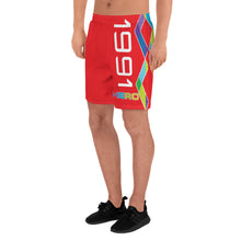 Cargar imagen en el visor de la galería, Red Hero X - Men's Athletic Long Shorts