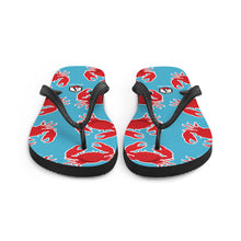 Carregar imagem no visualizador da galeria, Blue Crab Flip-Flops - Seastorm Apparel Summer Collection