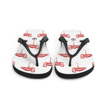 Carregar imagem no visualizador da galeria, White Flamingo Flip-Flops - Seastorm Apparel Summer Collection