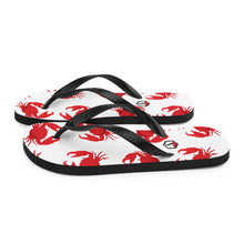Carregar imagem no visualizador da galeria, White Crab Flip-Flops - Seastorm Apparel Summer Collection