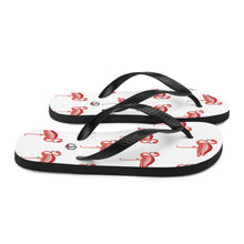 Carregar imagem no visualizador da galeria, White Flamingo Flip-Flops - Seastorm Apparel Summer Collection
