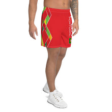 Load image into Gallery viewer, Portugal Red - Men's Athletic Long Shorts