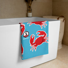 Carregar imagem no visualizador da galeria, Blue Crab Towel - Seastorm Apparel Summer Collection