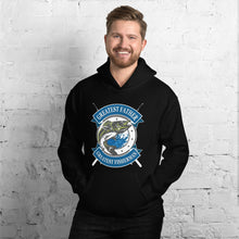 Load image into Gallery viewer, Greatest Father Greatest Fisherman - Unisex Hoodie
