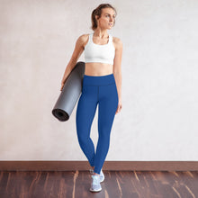 Load image into Gallery viewer, Blue Yoga Leggings
