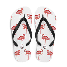 Carregar imagem no visualizador da galeria, White Flamingo Flip-Flops - Seastorm Apparel Summer Collection