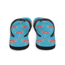 Carregar imagem no visualizador da galeria, Blue Flamingo Flip-Flops - Seastorm Apparel Summer Collection
