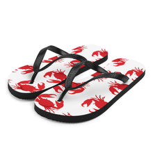 Carregar imagem no visualizador da galeria, White Crab Flip-Flops - Seastorm Apparel Summer Collection