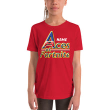 Load image into Gallery viewer, Aces of Fortnite Youth Short Sleeve T-Shirt
