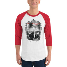 Load image into Gallery viewer, Seastorm Shark Hero 3/4 sleeve raglan shirt