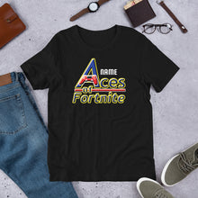 Load image into Gallery viewer, Aces of Fortnite Adult Short-Sleeve Unisex T-Shirt