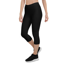 Load image into Gallery viewer, Black Capri Leggings