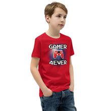 Load image into Gallery viewer, Gamer 4Ever Youth Short Sleeve T-Shirt