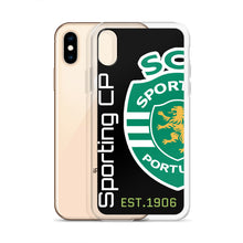 Cargar imagen en el visor de la galería, Sporting Black iPhone Case