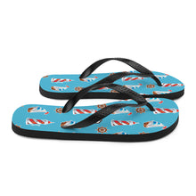 Carregar imagem no visualizador da galeria, Blue Flip-Flops - Seastorm Summer Collection