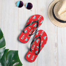 Carregar imagem no visualizador da galeria, Red Lighthouse Flip-Flops - Seastorm Summer Collection