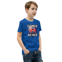Load image into Gallery viewer, Gamer 4Ever Youth Short Sleeve T-Shirt