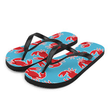 Carregar imagem no visualizador da galeria, Blue Crab Flip-Flops - Seastorm Apparel Summer Collection