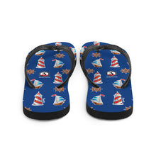 Carregar imagem no visualizador da galeria, Royal Blue Flip-Flops - Seastorm Summer Collection