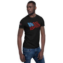 Load image into Gallery viewer, USA Flag Short-Sleeve Unisex T-Shirt
