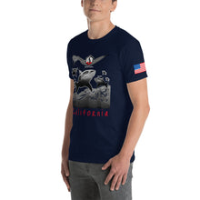 Carregar imagem no visualizador da galeria, California Shark Short-Sleeve Unisex T-Shirt