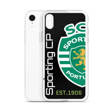 Cargar imagen en el visor de la galería, Sporting Black iPhone Case