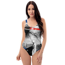 Cargar imagen en el visor de la galería, Blue SurfHero One-Piece Swimsuit - Seastorm Summer Collection