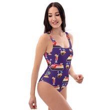 Carregar imagem no visualizador da galeria, Purple Cruise One-Piece Swimsuit
