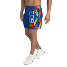 Carregar imagem no visualizador da galeria, Portugal Royal Blue - Men's Athletic Long Shorts