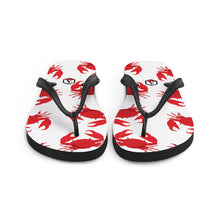 Carregar imagem no visualizador da galeria, White Crab Flip-Flops - Seastorm Apparel Summer Collection